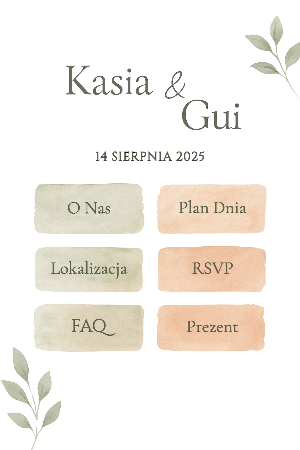 Kasia & Gui Homepage